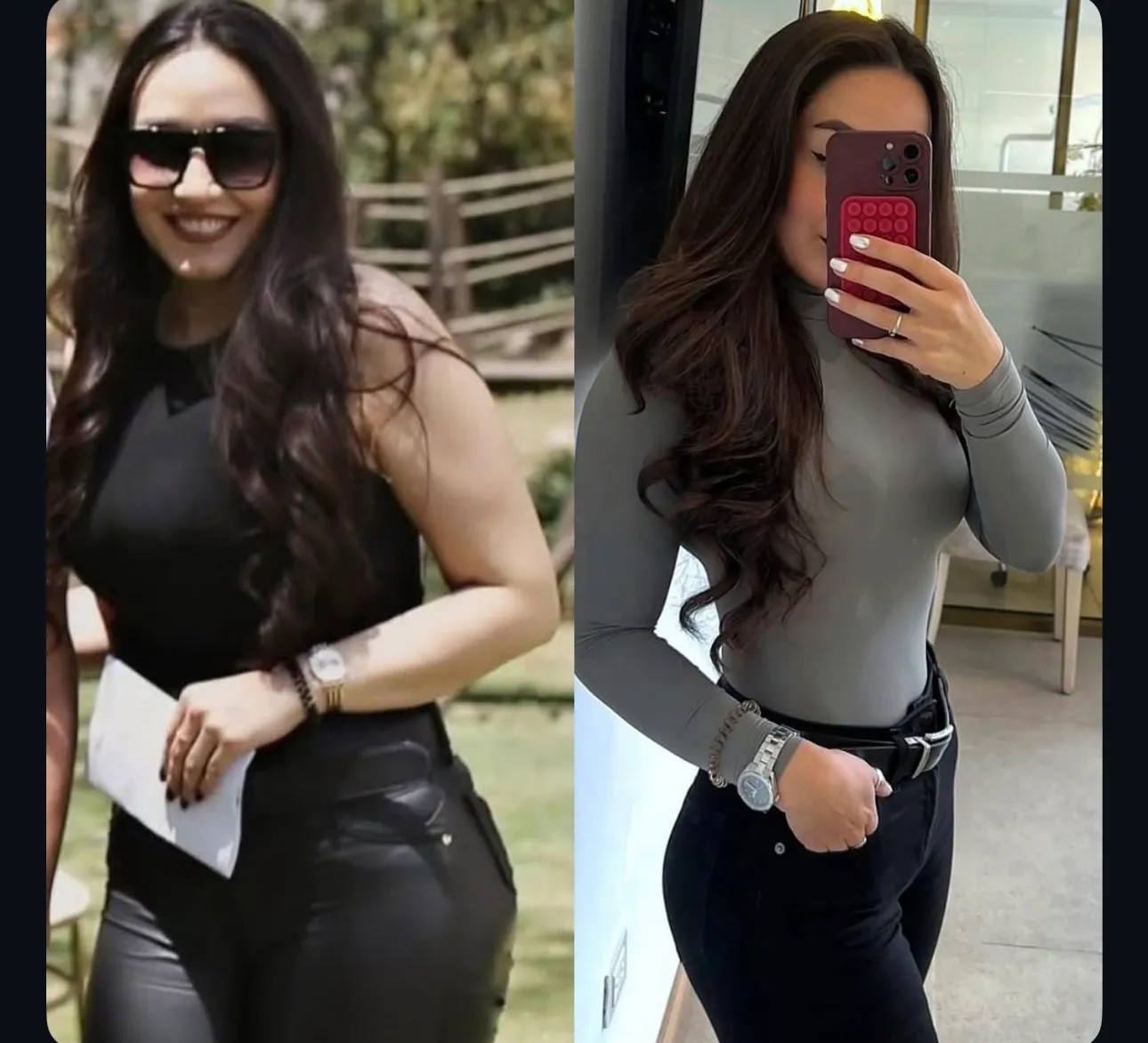 Transformación real de una clienta de CRICRIMANIA: progreso físico visible.